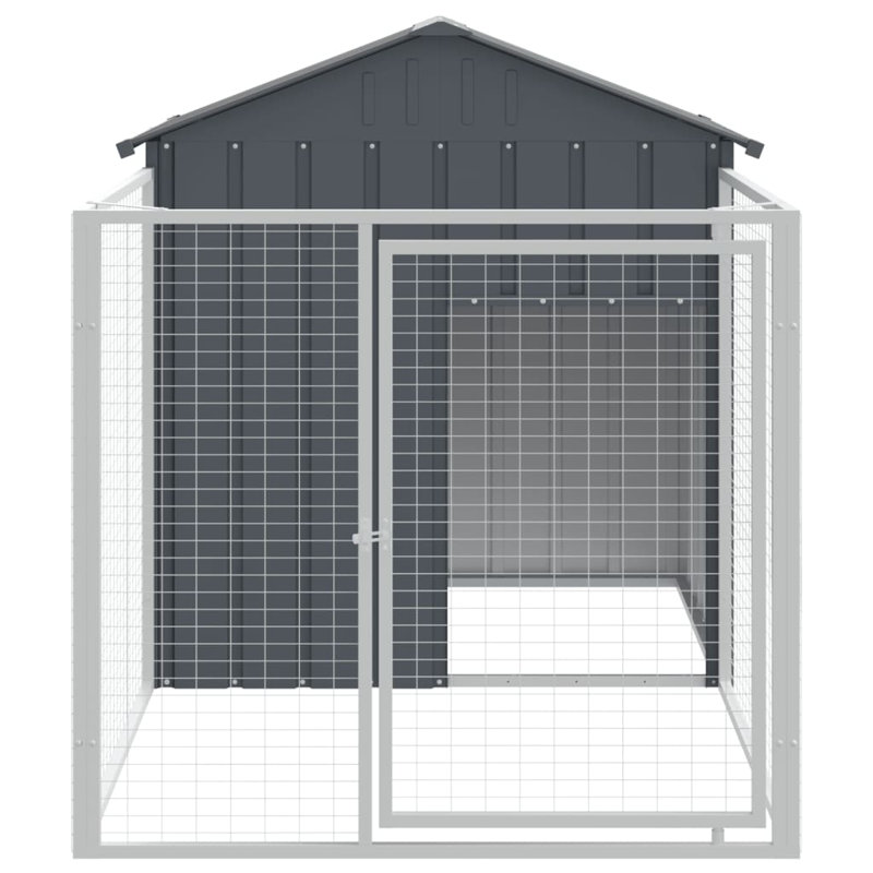 Niche pour chien Dustina, Gris anthracite, H 48,4 po x l 46,1 po x P 79,1 po