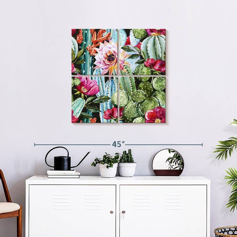 Fleur de cactus Harnek, H 26 po x l 26 po