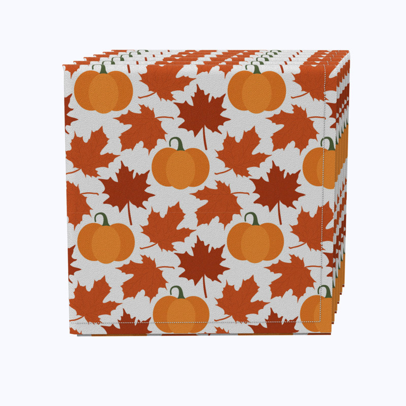 Cotton Abstract Square Napkin