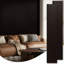2 pièces de panneaux muraux 16 po x 10 po à aspect bois, panneaux de lattes insonorisées 3D pour décoration murale intérieure (23 pieds carrés / caisse)-102493864