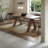 Modern Rectangular Solid Wood Dining Table-312997729