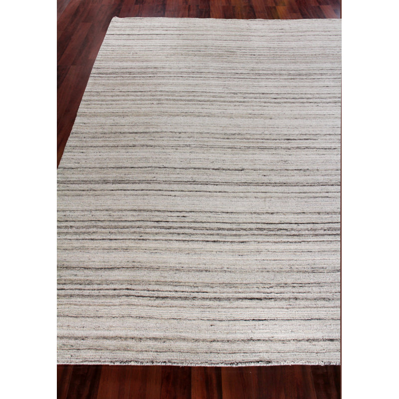 Organica Wool Striped Area Rug, Rectangle 6' x 9'