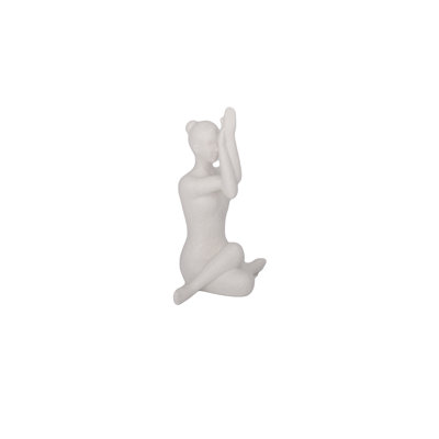 Ceramic Lady Figure White