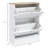 HOMCOM Slim Shoe Cabinet For Entryway