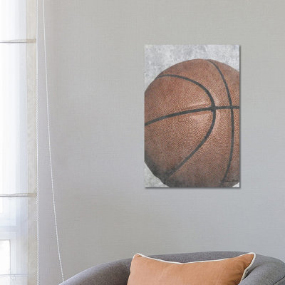 Sports Ball - Basketball by Susan Ball - Wrapped Canvas Print