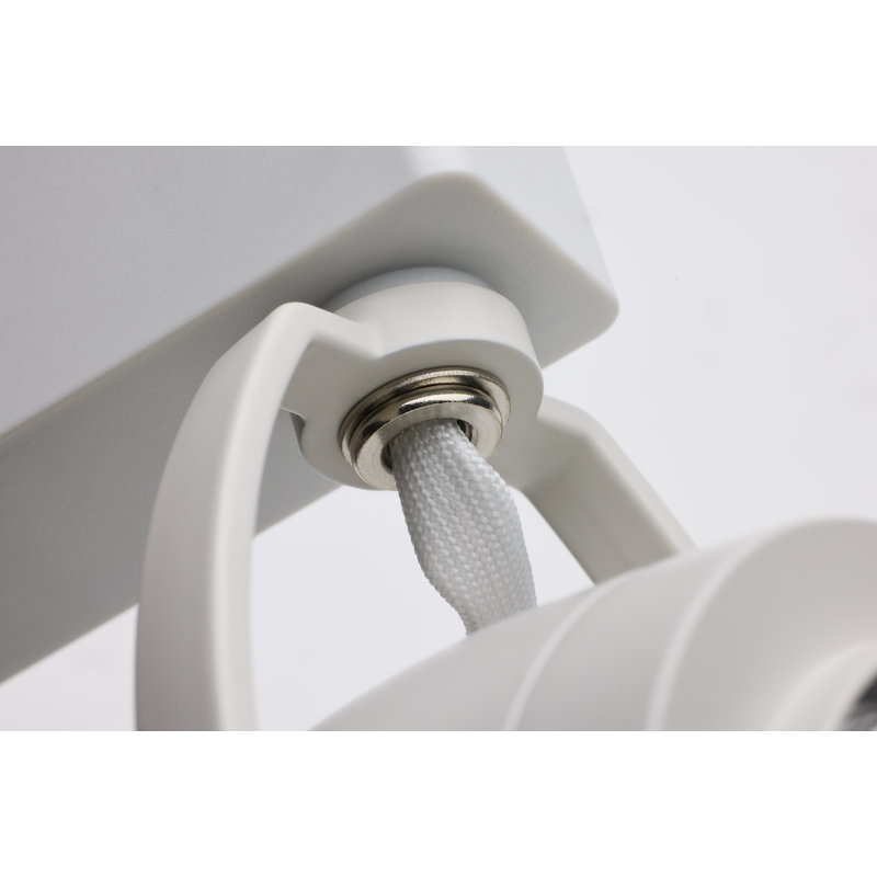 12 Watt LED Track Head Starfish Enabled Pinch Back 120 Volt RGBTW, Matte White