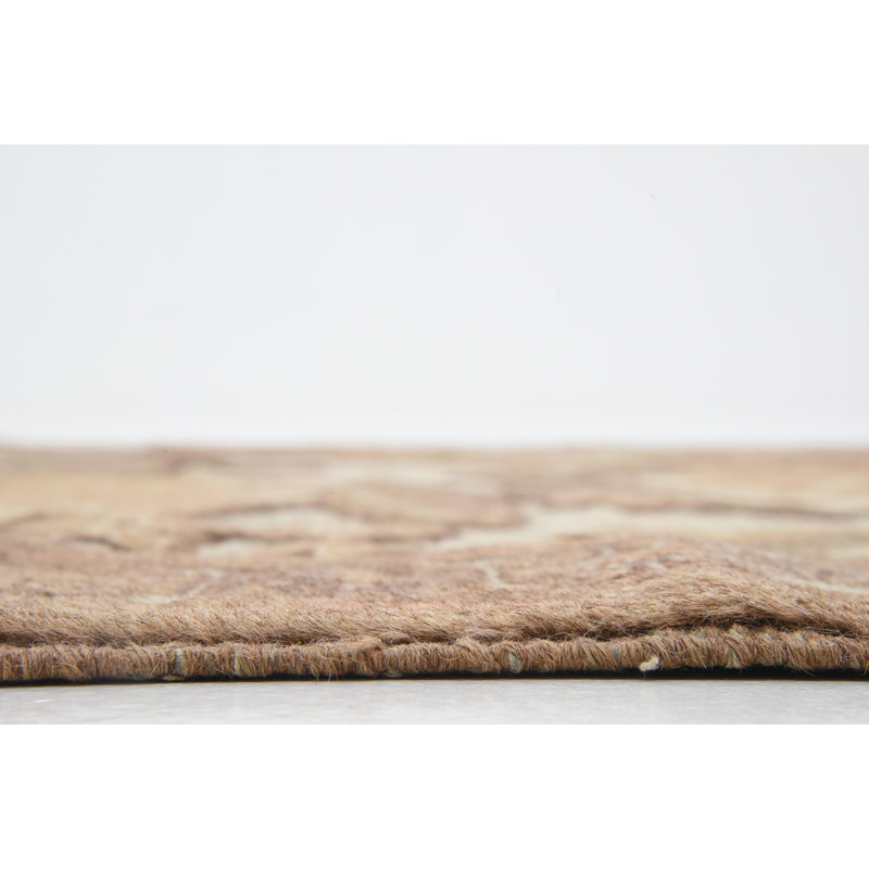 Tapis intérieur de la laine 4 pi x 5 pi 9 po à la main one-of-kind noué la Earley