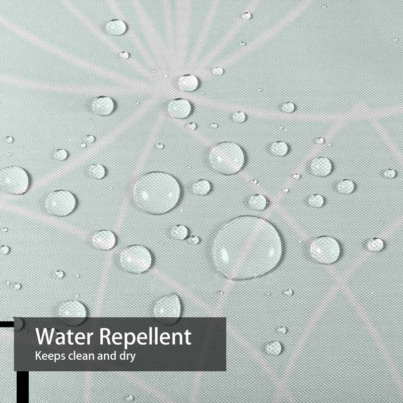 Rideau de douche Contour Water, L 72 po x l 78 po