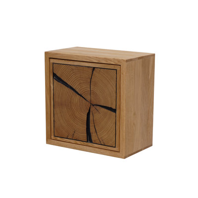 Dallastown Square Solid Wood Accent Shelf