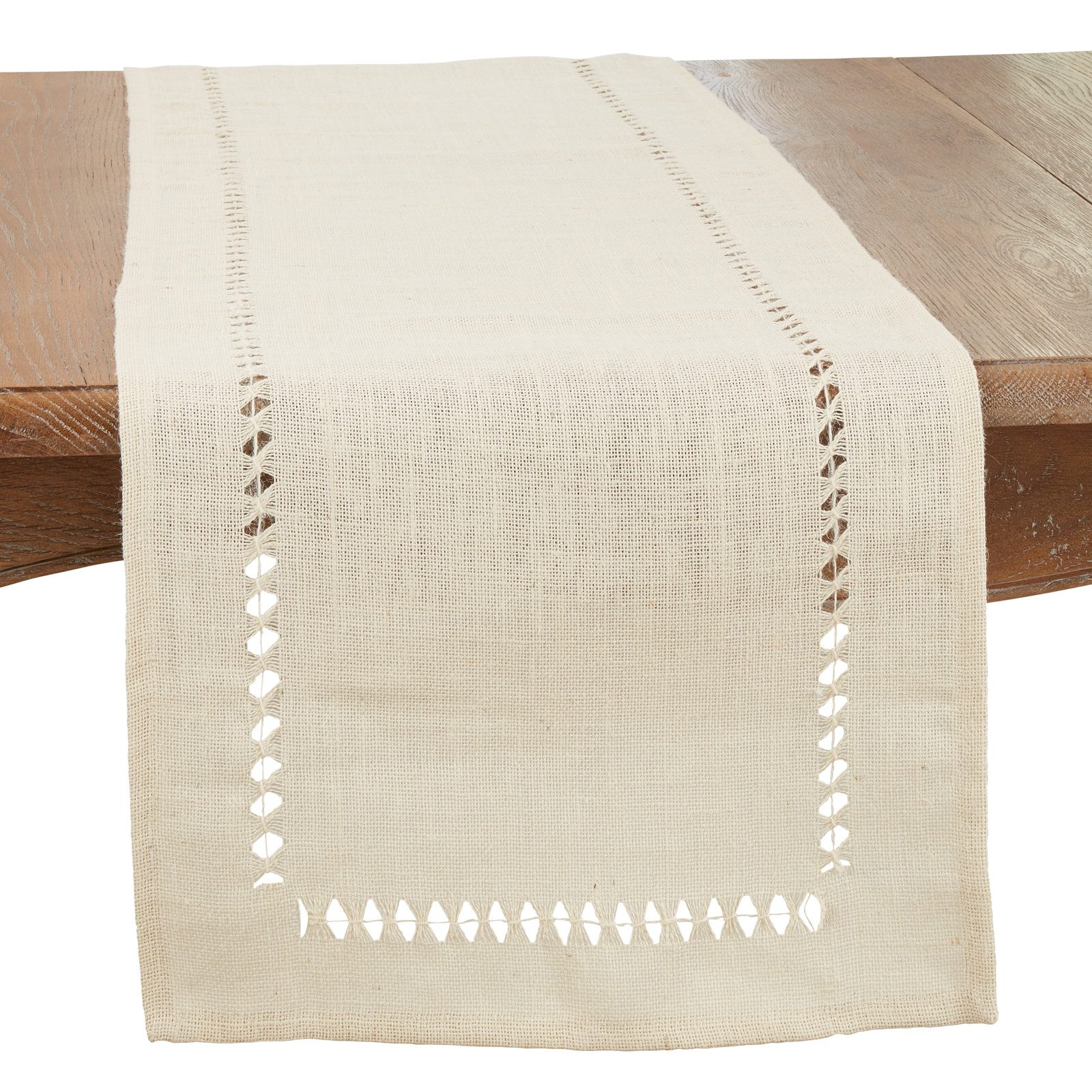 Marianna Collection Table Runnner, Ivory
