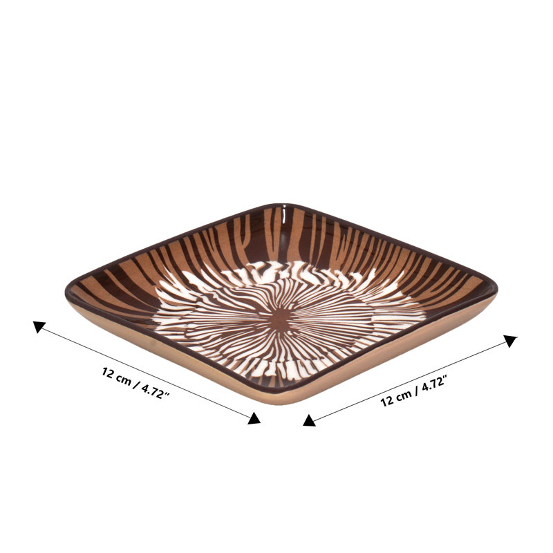 Mocha Decorative Pate Set
