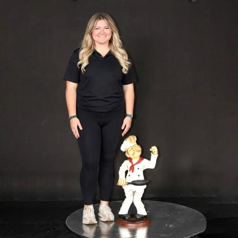 Pancake Chef Small Statue