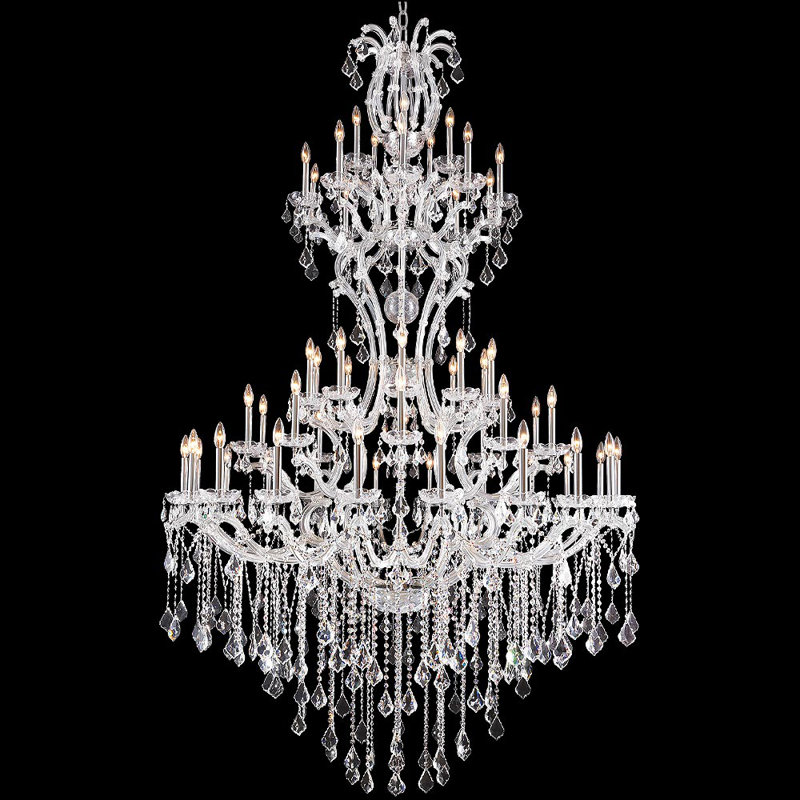 Maria Theresa Grand 57 - Light Chandelier, Clear, Swarovski Spectra, Gold Lustre