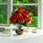 Silk Rose Arrangement in Vase-2629559