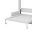 Lit escamotable double pleine grandeur avec coussin-412783793