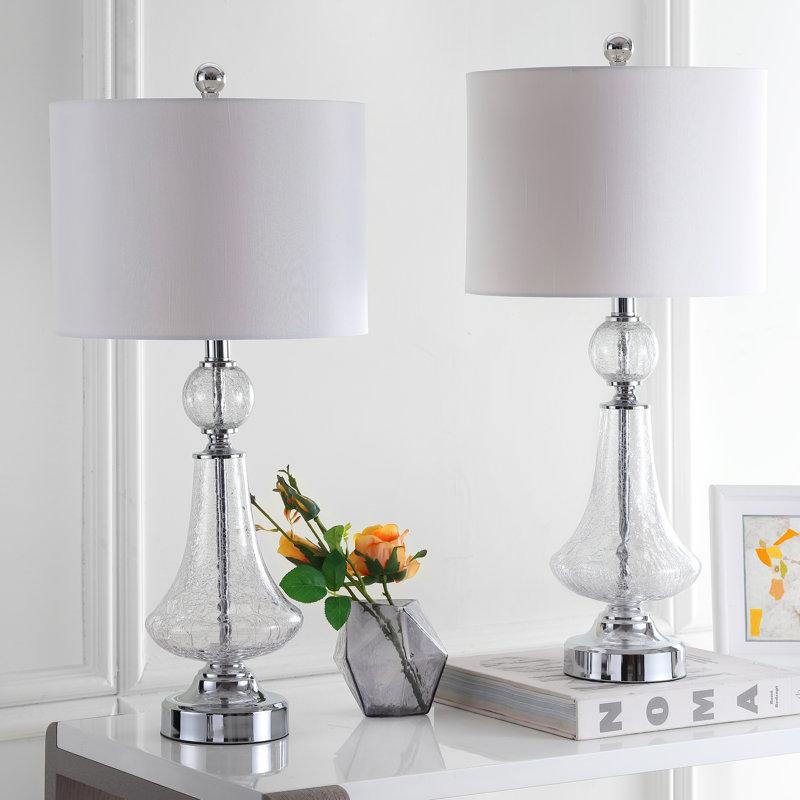 Ensemble de lampe de table 26" Martel, Transparent