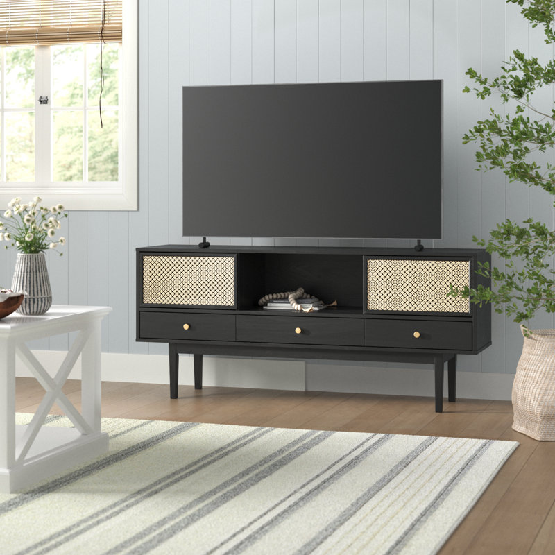 Black walnut TV cabinet