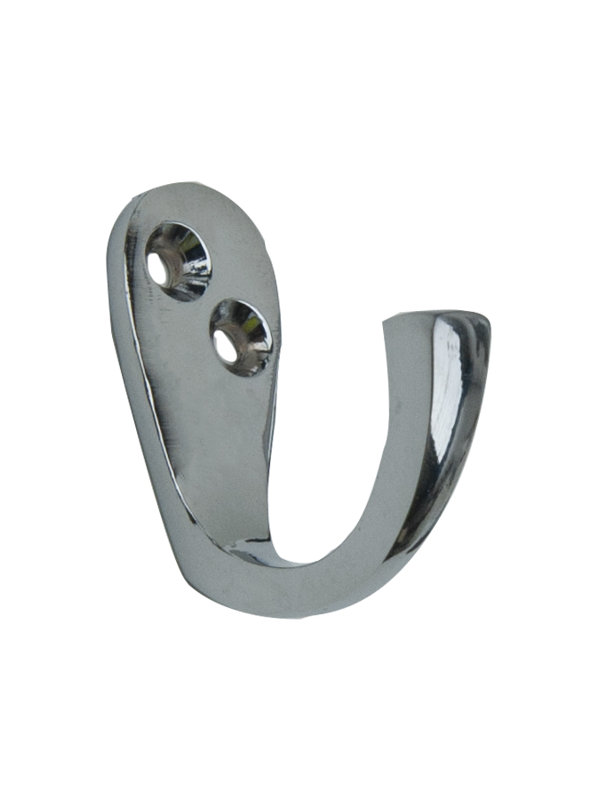 Mexia Brass Wall Wall Hook, Polished Chrome