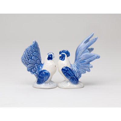 Ensemble mini salière et poivrière Blue Rooster
