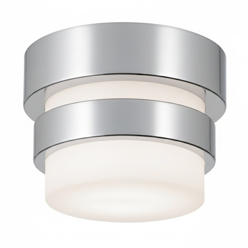 Miami - LED Flush Mount - Polished Chrome, Polished Chrome