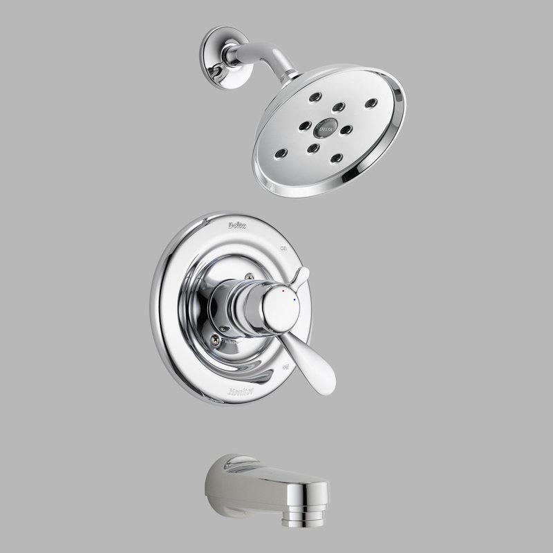 Robinet de baignoire et douche à garniture Classic avec moniteur, Chrome