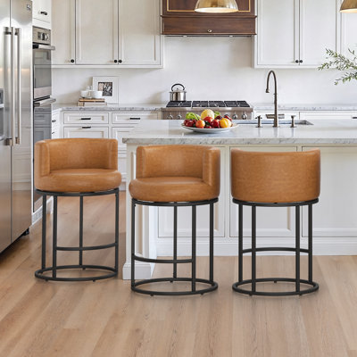  26" Swivel Counter Height Bar Stools 