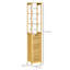 Plust Solid Wood Freestanding Linen Cabinet