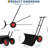Double Rod Snow Shovel Pusher, with Wheels-120232454