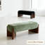 Banc rembourré noir-1159369509