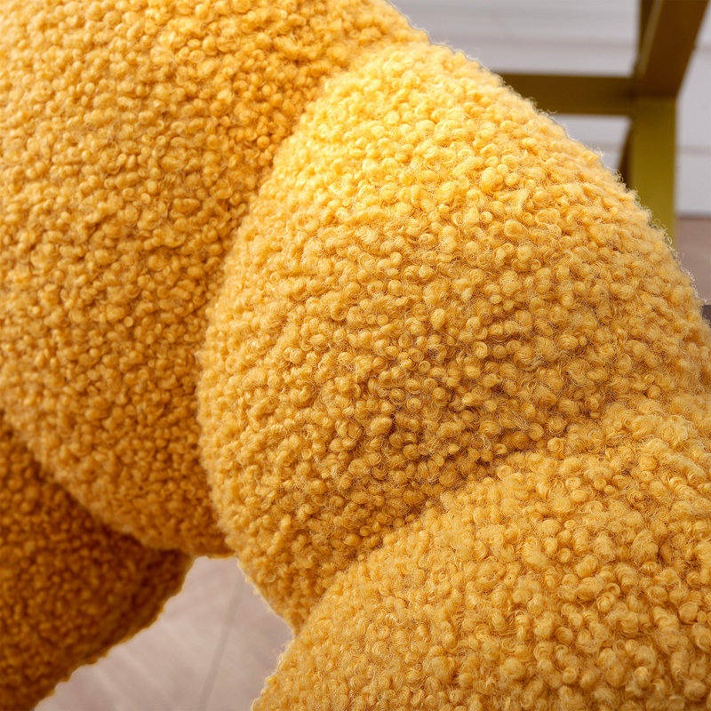 Nickolous Teddy Office Chair, Yellow