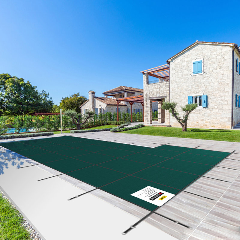 Pool Safety Covers, 0.5" H x 408" W x 216" D
