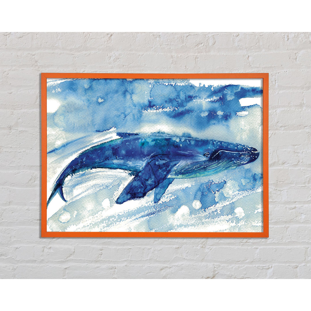 Westbrook Whale Painting - Einzelner Bilderrahmen Kunstdrucke