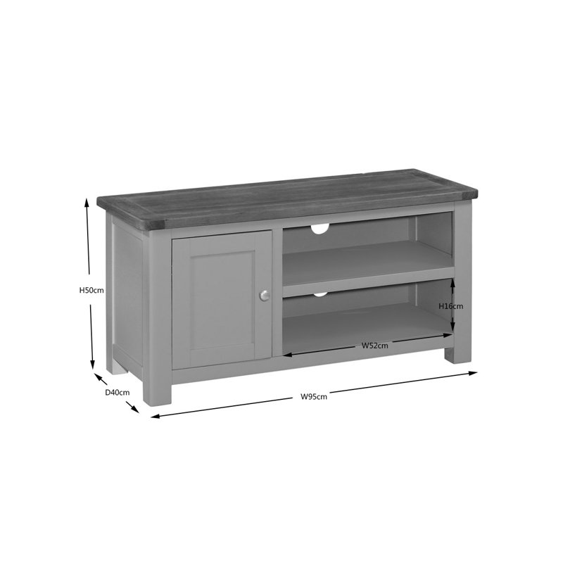 Chambers Estates Unfinished TV Stand for TVs up to 43"