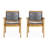 MCGILL DINING CHAIR( SET OF 2 ),400 Lbs Capacity