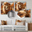 Lion dans une savane ouverte - décoration murale animal lion-2006159573