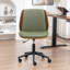 Chaise de bureau rembourrée en similicuir Bryonie-340057853