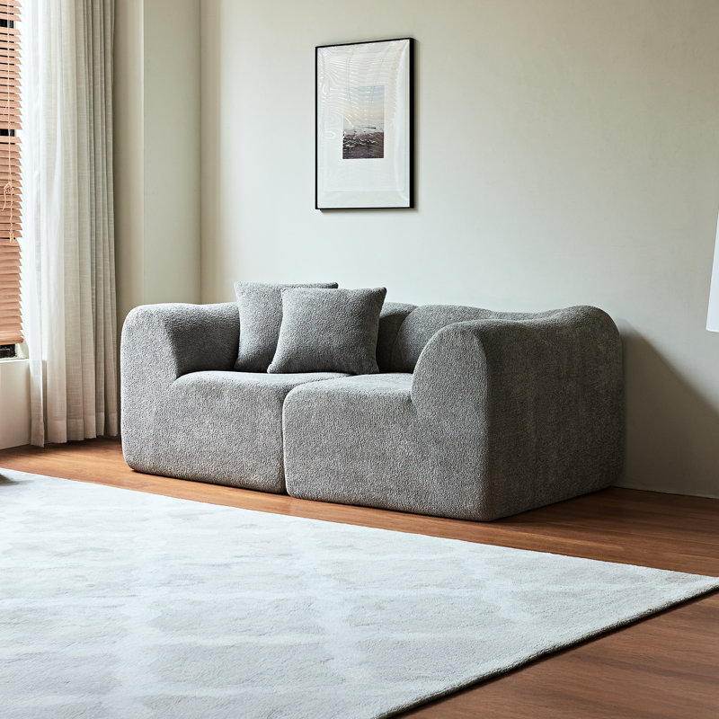 29.6 " Velvet Loveseat