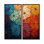 Mid Century Sunburst Serenade III - art mural multicolore