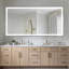 Miroir de salle de bain avec cadre en aluminium et éclairage à DEL-103216017-103216012