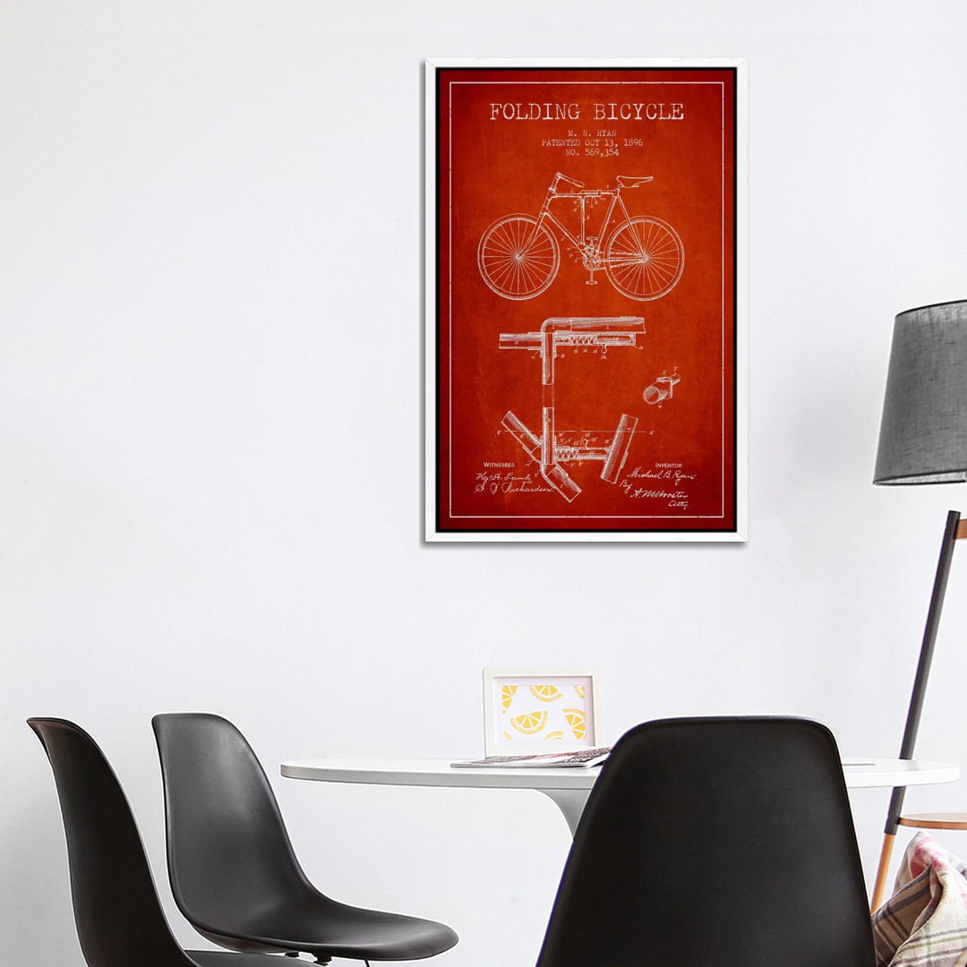 Bike Red Patent Blueprint