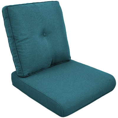 Schutt 22" W Olefin Outdoor Seat/Back Cushion with Removable Zippered Covers