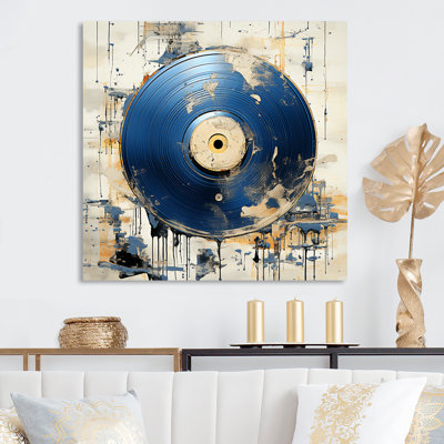 Blanc et bleu, vinyle, disque, mélodie