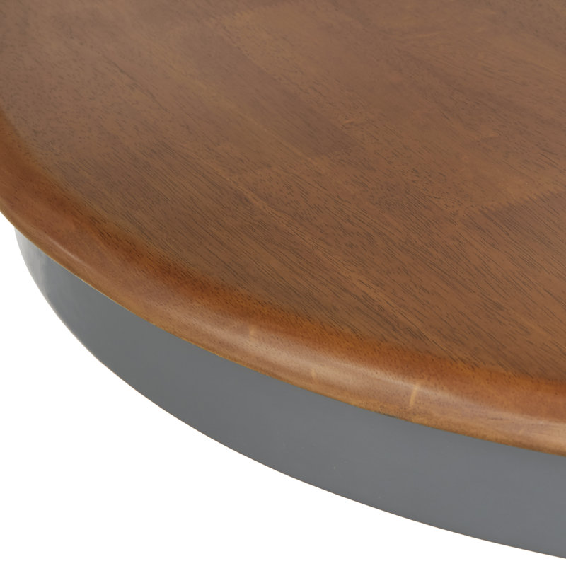 Table de salle à manger extensible Kaneshiro, Gris/noyer