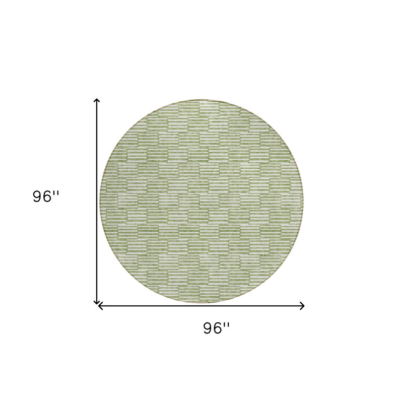 Tapis rond 8 po
