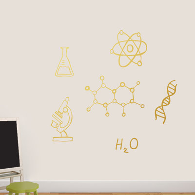 Adhésif décoratif chimie