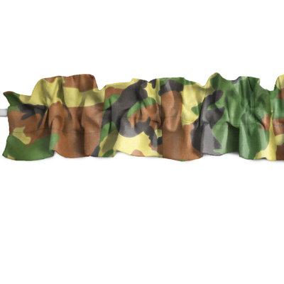 Cantonnière sur mesure en mélange de coton camouflage Original