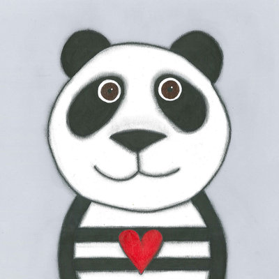 «Panda», reproduction sur toile tendue