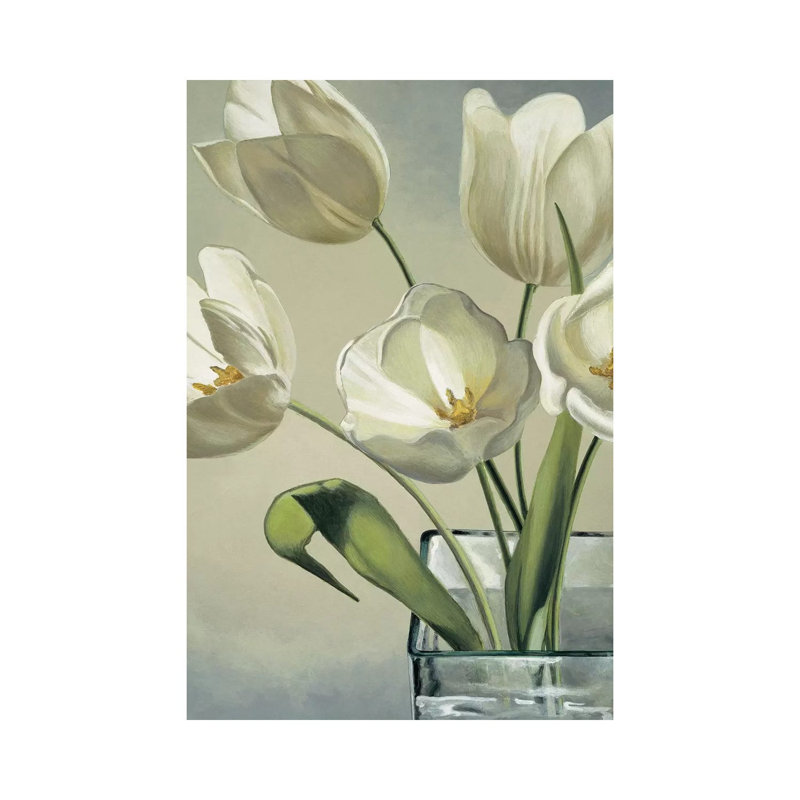 Tulipani In Vaso by Eva Barberini - Wrapped Canvas Gallery-Wrapped Canvas Giclée, 66.04 cm H x 45.72 cm W