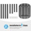 Table d'appoint en plastique Ambudkar Rosecliff-1261795918