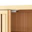 Armoire de rangement en bambou de grande capacité pour salle de bain